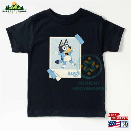 Bluey And Bingo Polaroid Youth T-Shirt Shirt Unisex Classic