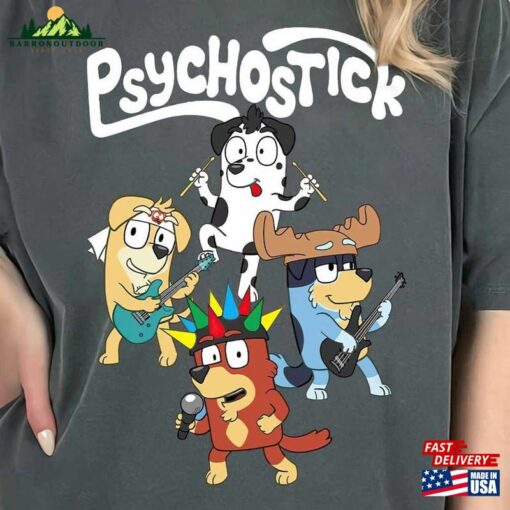 Bluey Band Shirt Psychostick Chloe T-Shirt Classic