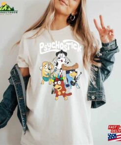 Bluey Band Shirt Psychostick Chloe T Shirt Classic 4