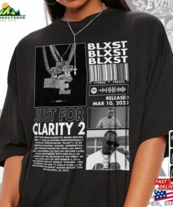 Blxst Rap Shirt Just For Clarity 2 Album 90S Classic Sweatshirt 4