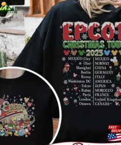 Bm® Disney Epcot Christmas Tour Two Sided Sweatshirt Comfort Colors Shirt Unisex T-Shirt Bm® Disney Epcot Christmas Tour Two Sided Sweatshirt Comfort Colors Shirt Unisex T-Shirt