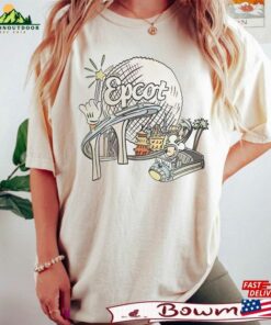 Bm® Vintage Disney Epcot Comfort Colors Shirt Sweatshirt Mickey And Friends Classic