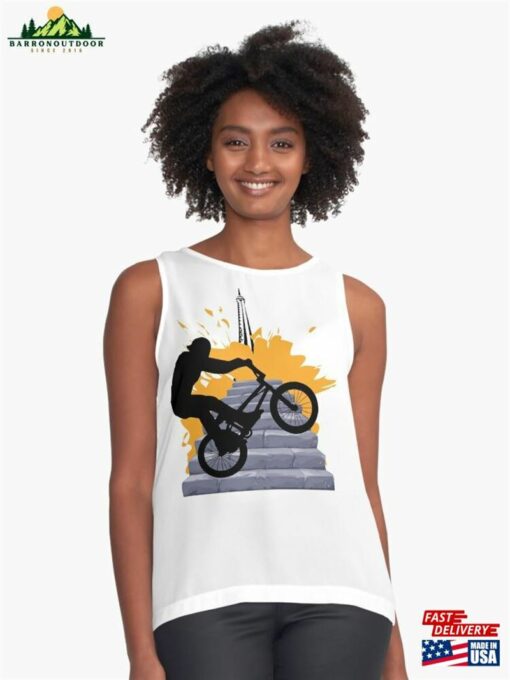 Bmx Bike Tour In Paris Sleeveless Top Classic Unisex