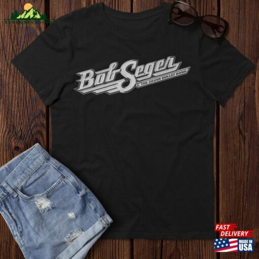 Bob Seger Classic T-Shirt For Rock Fans Silver Bullet Band