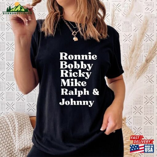 Bobby Michael Ricky Ralph Ronnie Shirt New Edition Legacy Music Tour 2023 Merch Classic T-Shirt