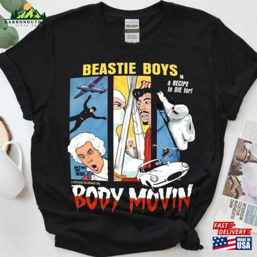 Body Movin Beastie Boys Shirt Music Band Shirts Vintage T-Shirt Sweatshirt Classic