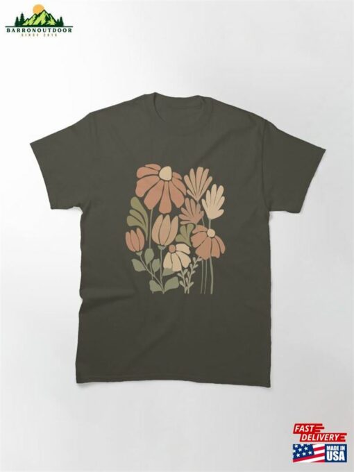 Boho Flower Design Classic T-Shirt