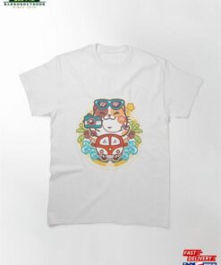 Bold Traveling Cat Cartoon Classic T-Shirt Sweatshirt