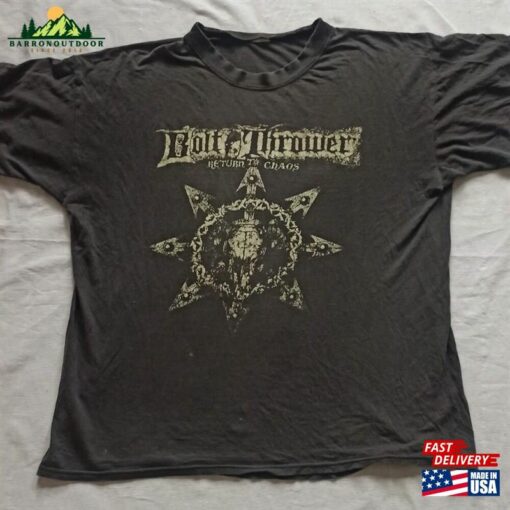 Bolt Thrower Vintage Death Metal Band Tour Shirt Classic Unisex