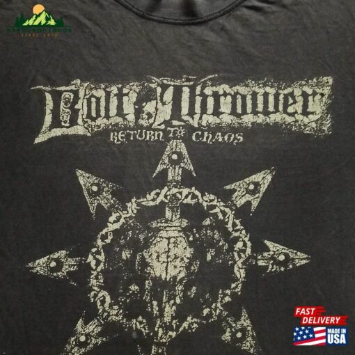 Bolt Thrower Vintage Death Metal Band Tour Shirt Classic Unisex