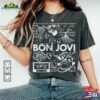Bon Jovi Doodle Art Shirt Vintage Album Lyric Tattoo Sweatshirt Hoodie Tour 2023 Concert Da3005dt Unisex