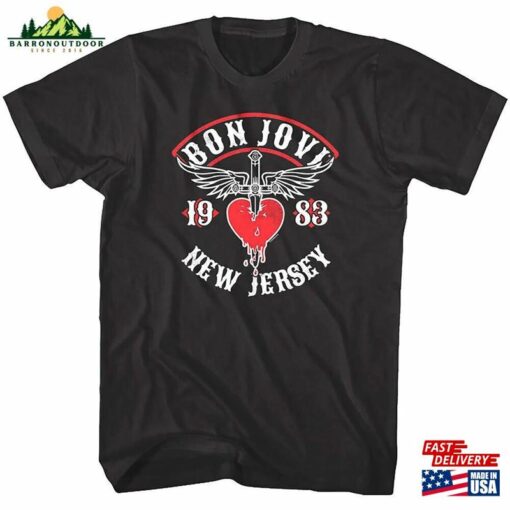 Bon Jovi New Jersey 1983 T-Shirt Classic Sweatshirt