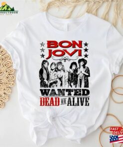 Bon Jovi Wanted Dead Or Alive T Shirt Shirt Gift For Fan Band 90S Vintage Sweatshirt 1