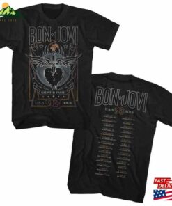 Bon Jovi'93 Tour Black Adult T-Shirt Sweatshirt 1 Bon Jovi93 Tour Black Adult T Shirt Sweatshirt 2