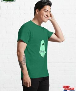 Boo You Ghost Flipping The Bird Green Classic T Shirt Hoodie Unisex 4
