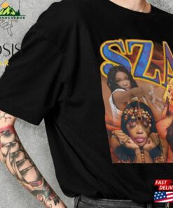 Bootleg Sza T Shirt Music Raptee Shirt Inspired Graphic Tee Unisex Sweatshirt 1