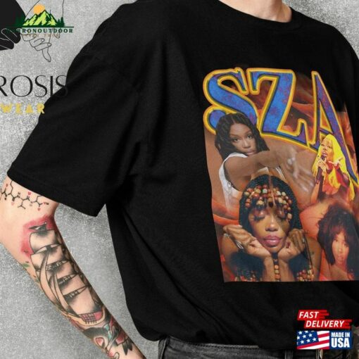 Bootleg Sza T-Shirt Music Raptee Shirt Inspired Graphic Tee Unisex Sweatshirt