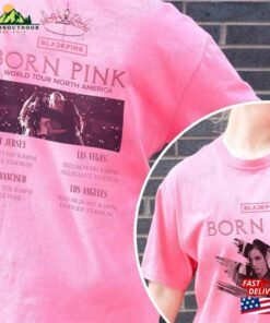 Born Pink 2023 Tour Doulbe Sides Shirt Blackpink World T-Shirt Hoodie Born Pink 2023 Tour Doulbe Sides Shirt Blackpink World T-Shirt Hoodie