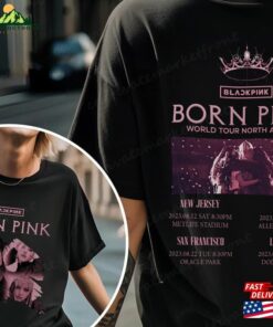 Born Pink 2023 Tour Doulbe Sides Shirt Blackpink World T-Shirt Hoodie