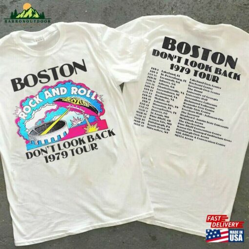 Boston Rock Band Don’t Look Back 1979 Tour Unisex T-Shirt Hoodie