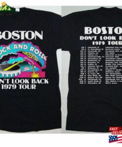 Boston Rock Band Don't Look Back 1979 Tour Unisex T-Shirt Hoodie 2 Boston Rock Band Dont Look Back 1979 Tour Unisex T Shirt Hoodie 3