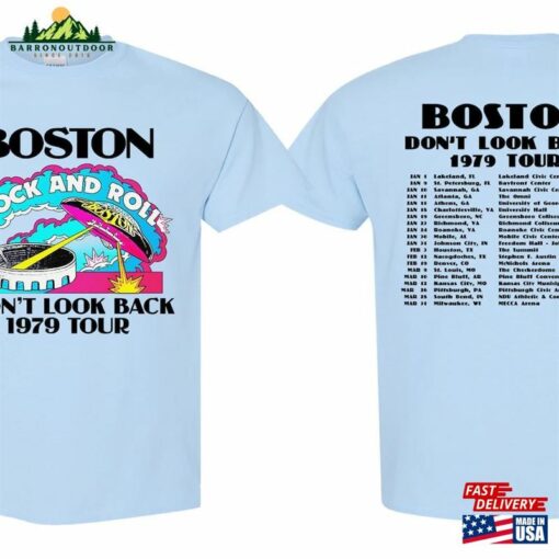 Boston Rock Band Don’t Look Back 1979 Tour Unisex T-Shirt Hoodie