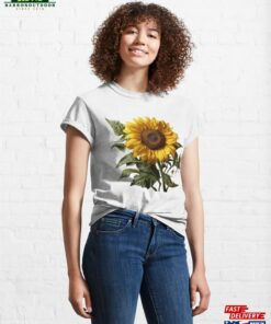 Botanical Art Sunflower Classic T-Shirt Sweatshirt Unisex Botanical Art Sunflower Classic T-Shirt Sweatshirt Unisex