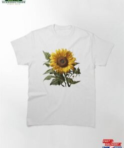 Botanical Art Sunflower Classic T-Shirt Sweatshirt Unisex