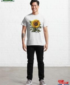 Botanical Art Sunflower Classic T-Shirt Sweatshirt Unisex 2 Botanical Art Sunflower Classic T Shirt Sweatshirt Unisex 3