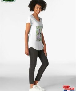 Botanical Grace Butterflies And Lilacs Premium Scoop T-Shirt Classic Sweatshirt