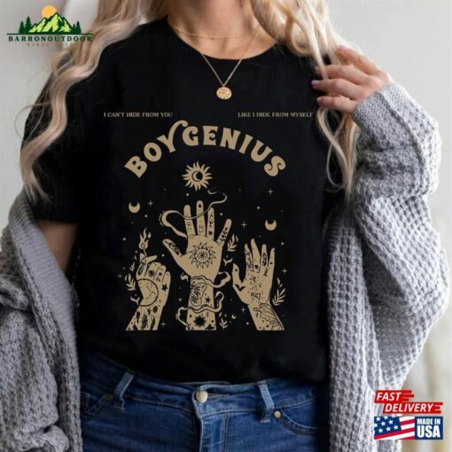 Boygenius Band Shirt The Record Indie Rock Music Tour 2023 Reset Graphic Tees T-Shirt Classic