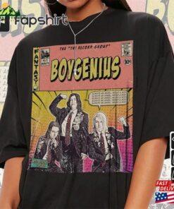 Boygenius Comic Shirt 90S Vintage Merch Book Art Not Strong Enough The Record Album World Tour Ticket 2023 Graphic Tee Gift V1 Hoodie Sweatshirt