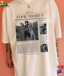 Boygenius Cool About It Newspaper Unisex T-Shirt Classic