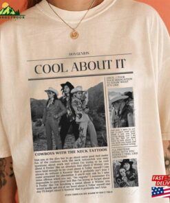 Boygenius Cool About It Newspaper Unisex T Shirt Classic Sweatshirt 2