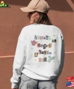 Boygenius Graphic Crewneck— Always An Angel Never A God Sweatshirt Hoodie Classic