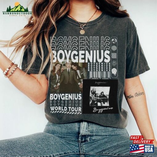 Boygenius Music Shirt V1 Sweatshirt Y2k Merch Vintage World Tour 2023 Album Graphic Tee 90S Unisex Hoodie L2504m