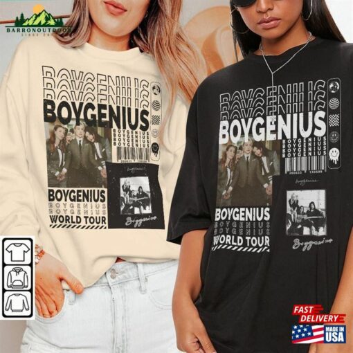 Boygenius Music Shirt V1 Sweatshirt Y2k Merch Vintage World Tour 2023 Album Graphic Tee 90S Unisex Hoodie L2504m