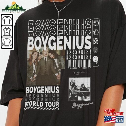 Boygenius Music Shirt V1 Sweatshirt Y2k Merch Vintage World Tour 2023 Album Graphic Tee 90S Unisex Hoodie L2504m