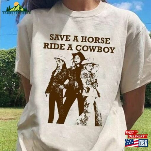 Boygenius Save A Horse Ride Cowboy Shirt Tour Gift For Men Women Classic Sweatshirt