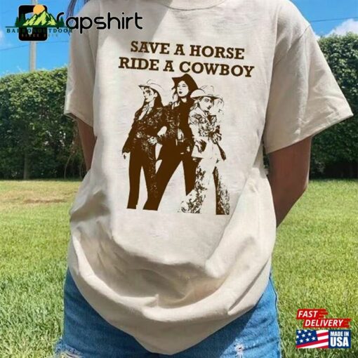 Boygenius Save A Horse Ride Cowboy Shirt Tour Gift For Men Women Unisex T-Shirt