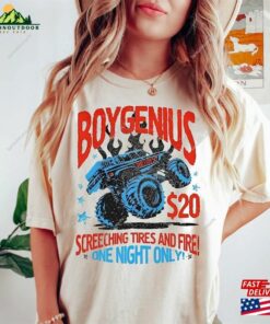 Boygenius Screeching Tires And Fire Shirt Rock Band Classic Hoodie
