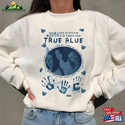 Boygenius Song Shirt True Blue Inspired Band Concert Tour 2023 Classic Unisex