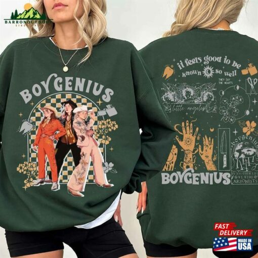 Boygenius Sweatshirt Hoodie Band 2024 Tour Shirt Indie Rock Music Merch T-Shirt Unisex