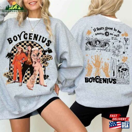 Boygenius Sweatshirt Hoodie Band 2024 Tour Shirt Indie Rock Music Merch T-Shirt Unisex