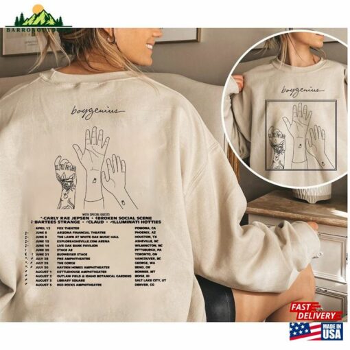 Boygenius T-Shirt Reset Tour 2023 Shirt Band Sweatshirt