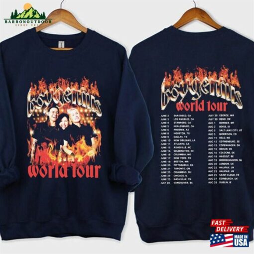 Boygenius T-Shirt Reset Tour 2023 Shirt Band Unisex Hoodie