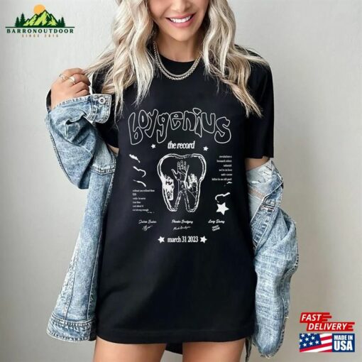 Boygeniuss Shirt Boygenuiss Tour Rock Band Music 2023 Sweatshirt Classic