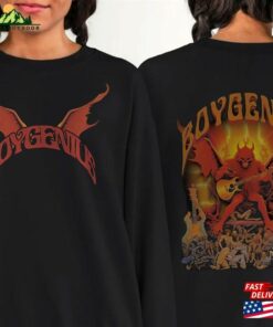 Boygenuiss Comfort Colors® Shirt The Record Rock Music Tour 2023 Band T-Shirt Sweatshirt