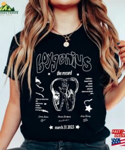 Boygenuiss Graphic Tour Shirt Boygenius Merch Band Unisex Classic
