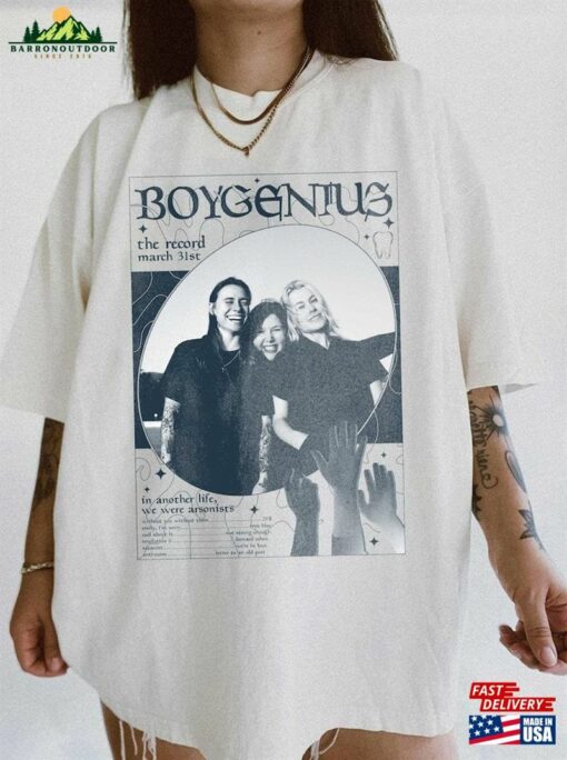 Boygenuiss Shirt The Record Rock Music Tour 2023 Band Gift For Men Women Unisex T Classic Sweatshirt